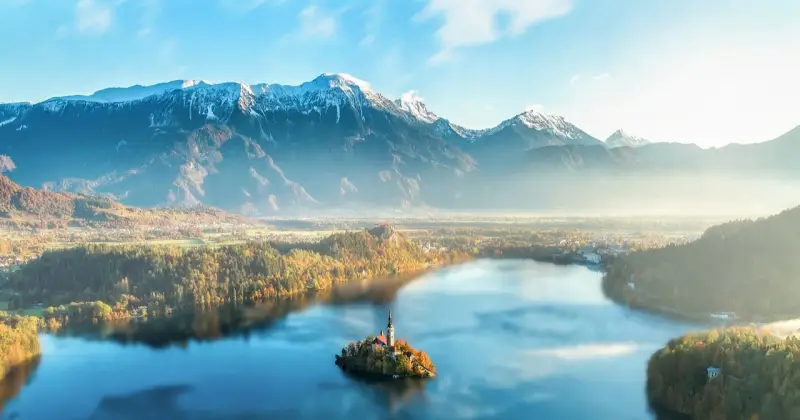 Reis på en billig ferie til Slovenia