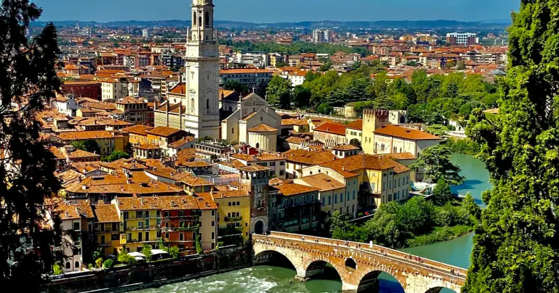 Res på en billig semester till Verona